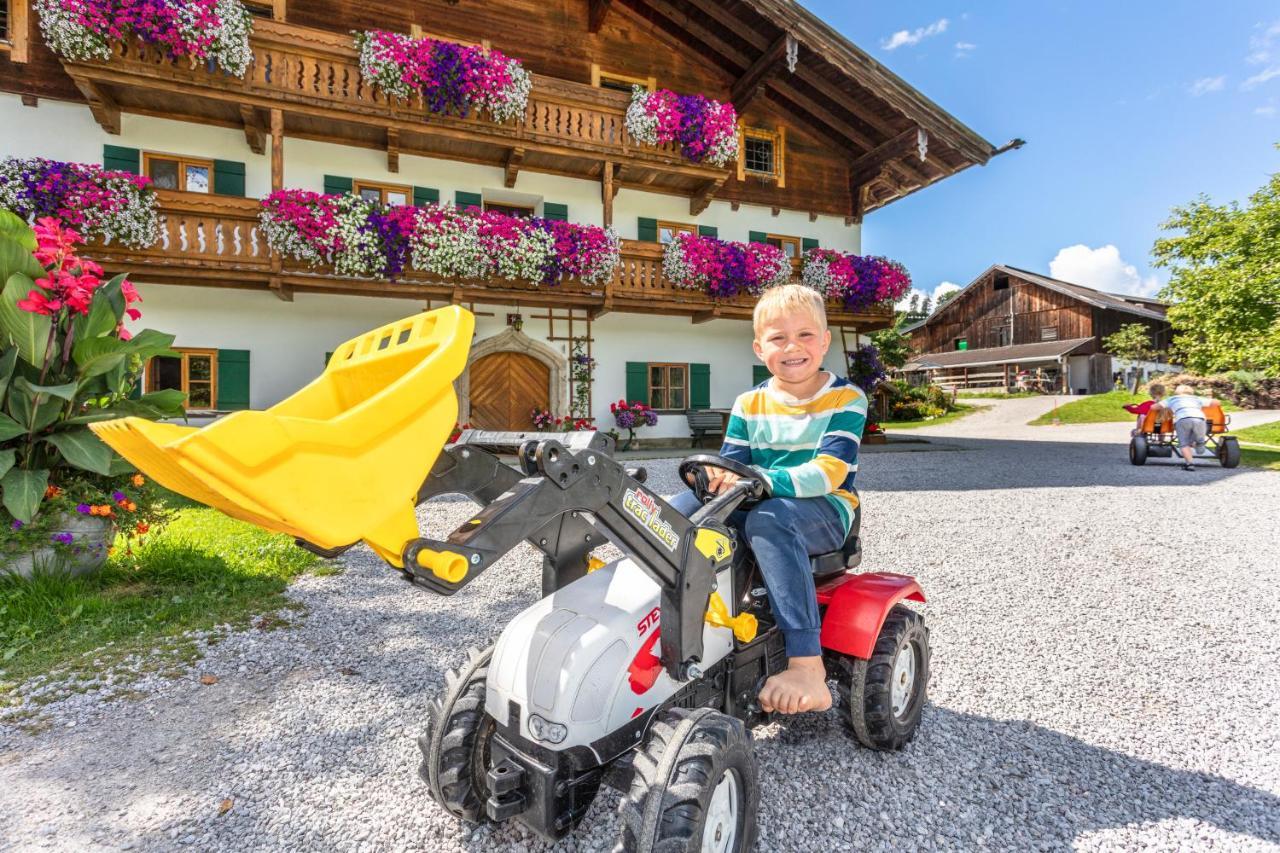 Biobauernhof Stegerbauer Apartman Maria Alm am Steinernen Meer Kültér fotó