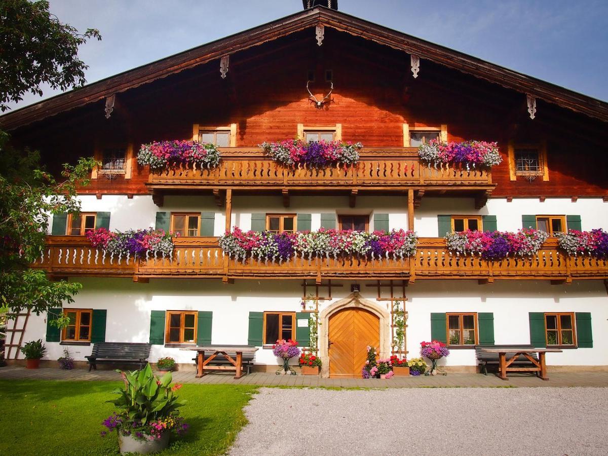 Biobauernhof Stegerbauer Apartman Maria Alm am Steinernen Meer Kültér fotó