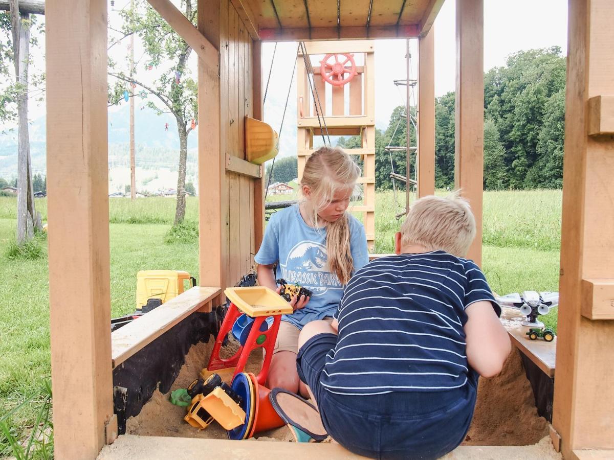 Biobauernhof Stegerbauer Apartman Maria Alm am Steinernen Meer Kültér fotó