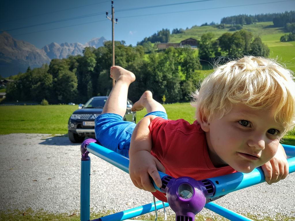 Biobauernhof Stegerbauer Apartman Maria Alm am Steinernen Meer Kültér fotó